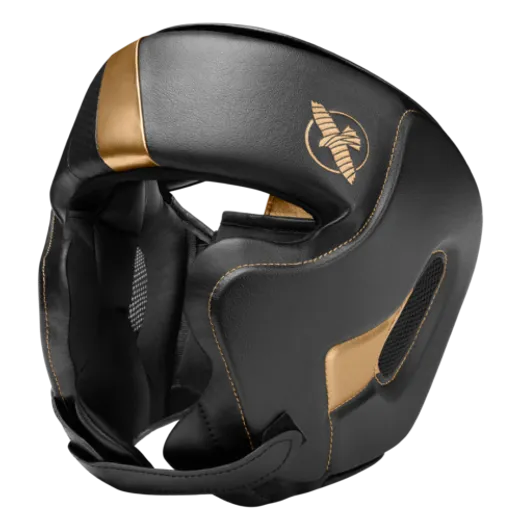Шлем HAYABUSA T3 мексиканского стиля черно-золотой