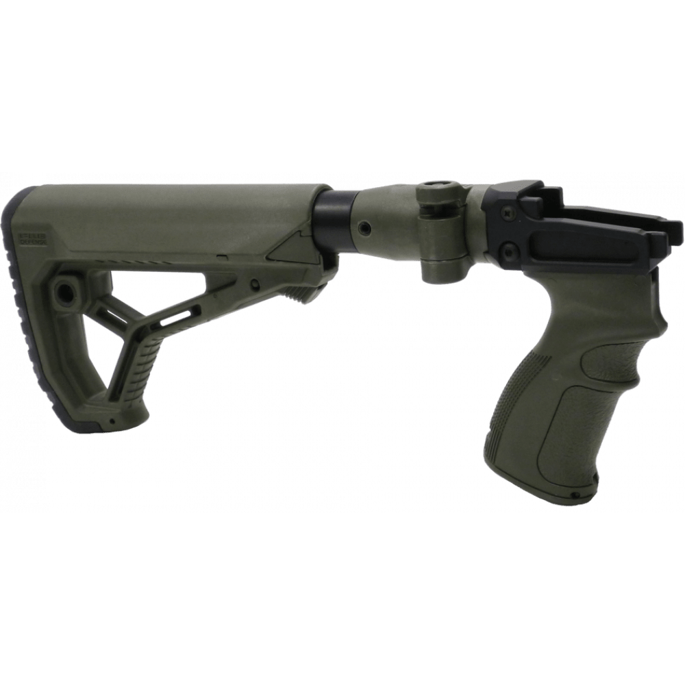 Телескопический складной приклад для СВД GL-CORE, зеленый, Fab Defense