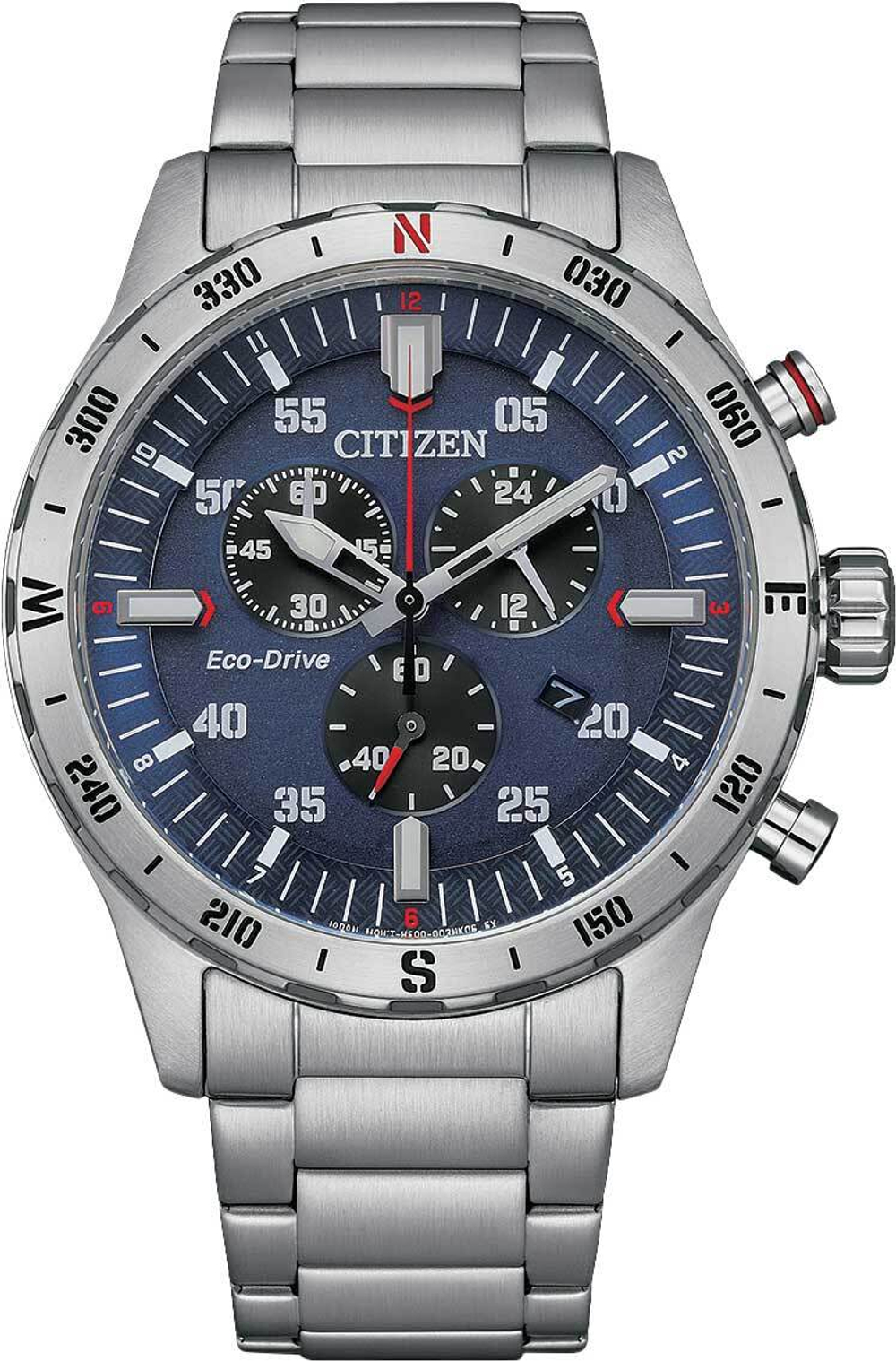 Японские наручные часы Citizen AT2520-89L с хронографом