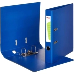 Папка-регистратор Комус Стандарт 50 мм синяя бумвинил с защитным уголком