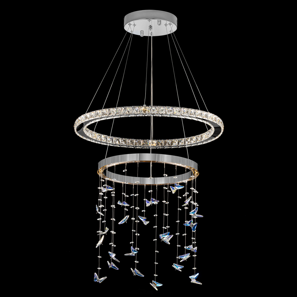 Citilux ETERA CL322060 LED Люстра хрустальная с пультом