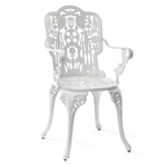Стул Seletti Aluminium White, белый