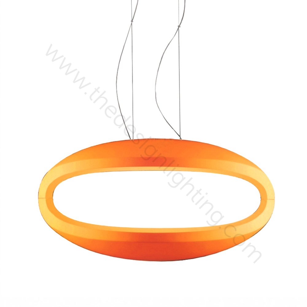 Pendant design lamp  O-Space by Foscarini (Orange)