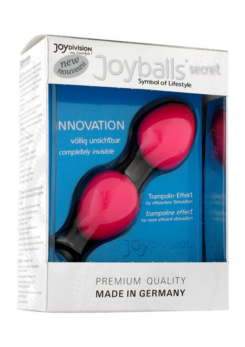 Розовые вагинальные шарики Joyballs Secret (Цвет: розовый)