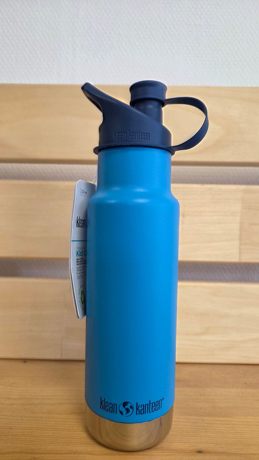 Детская термобутылка Klean Kanteen Insulated Kid Classic Narrow 12oz (355 мл) Hawaiian Ocean (вмятина на донышке)