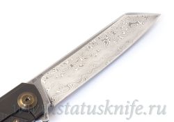 Нож Чебуркова "Дракон" Дамаск, Титан, Лимитированныйфотография - 6