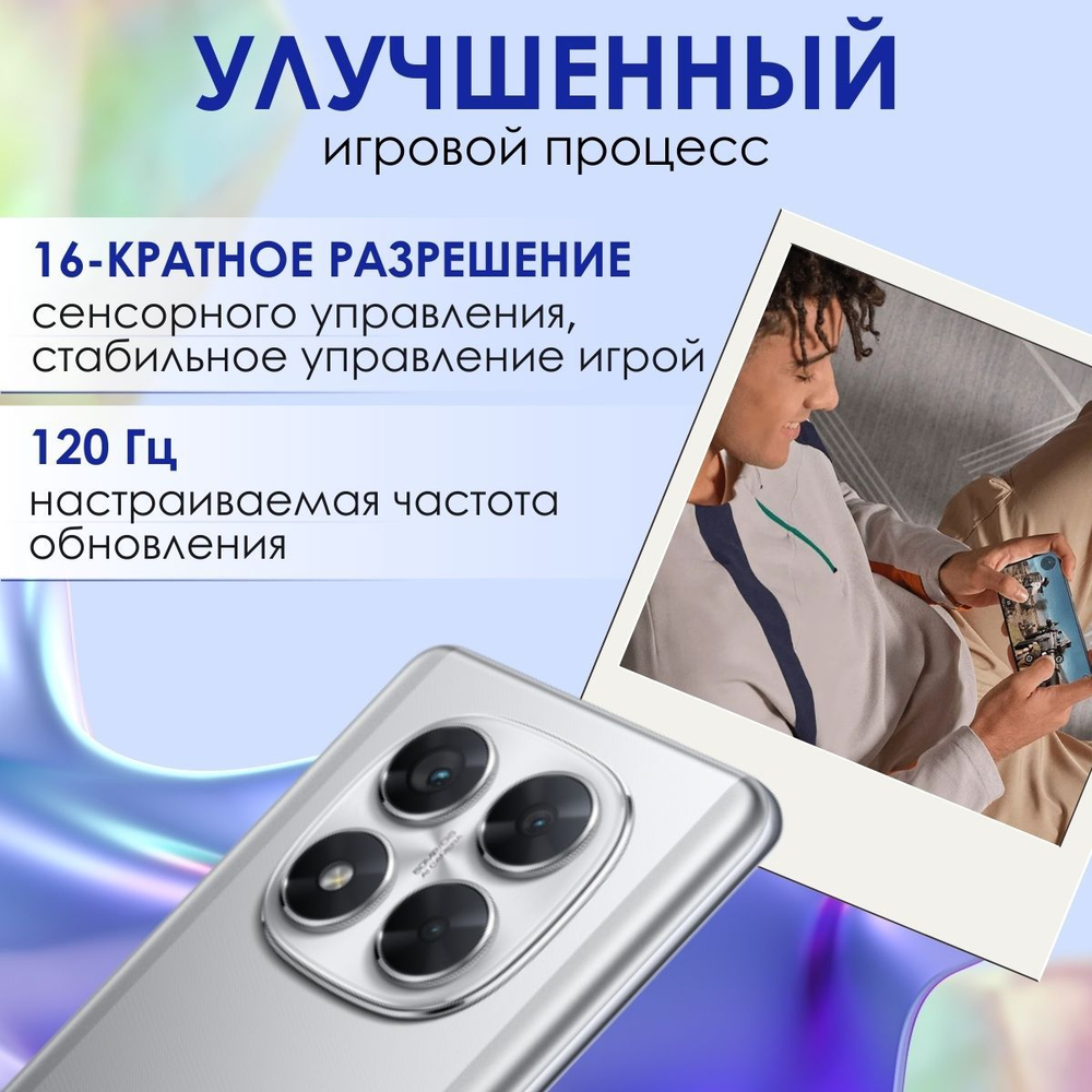 Смартфон Xiaomi Poco X7 5G 8/256 GB, Silver (серый)