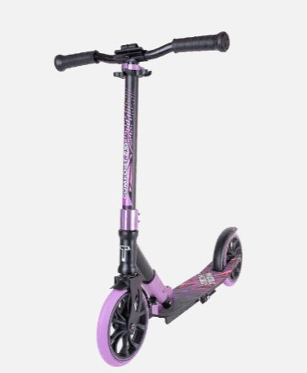 Самокат Tech Team Comfort 210R black/purple 1/2 чёрный/фиолетовый