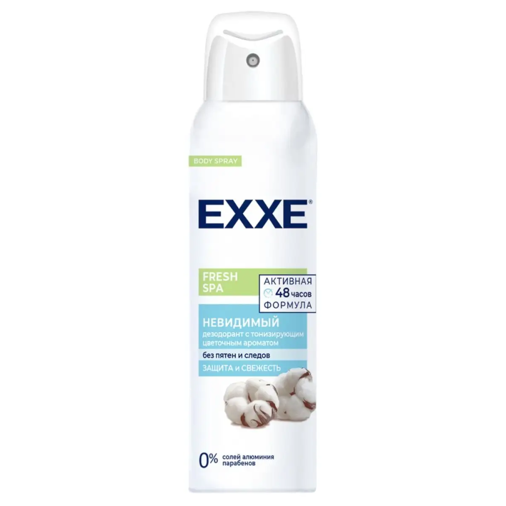 Женский дезодорант Exxe Fresh SPA Невидимый 150 мл
