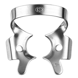Кламп коффердам №4 для моляров KSK (Dentech, Япония). Купить на kofferdam.pro