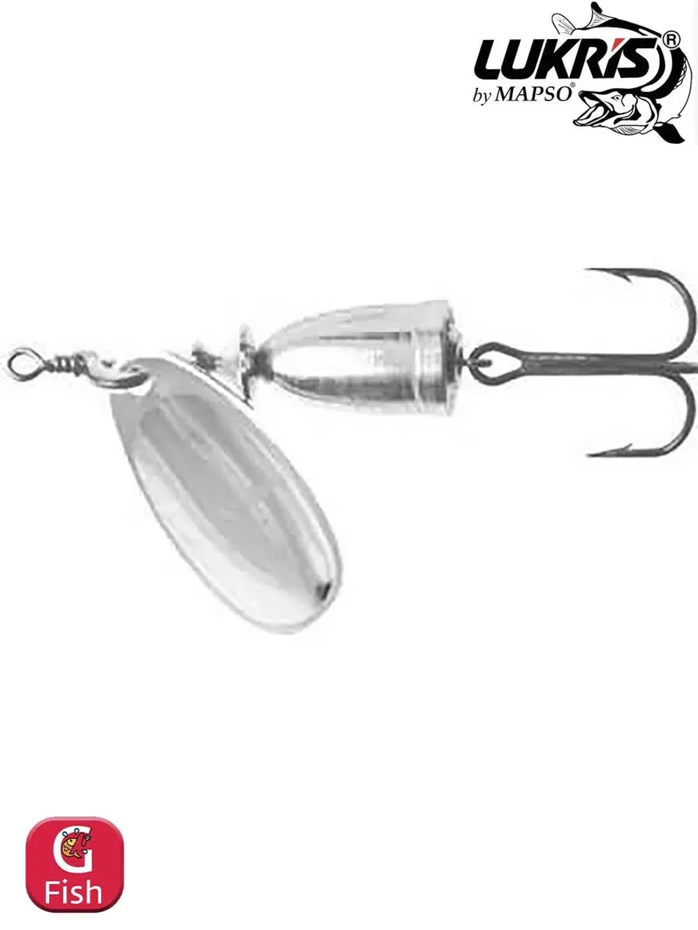 Блесна вертушка VLASON Metal, 3, C, 1 шт 8 гр 62 мм