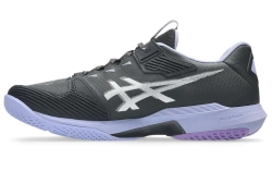 Мужские кроссовки теннисные Asics Solution Speed FF 4 Night Energy - graphite grey/pure silver