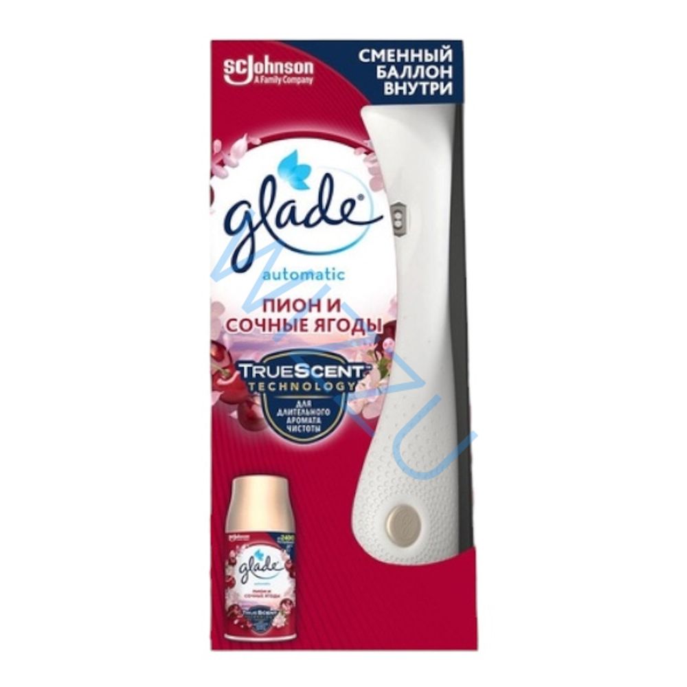 Автоматический распылитель Glade пион и сочные ягоды 269мл
