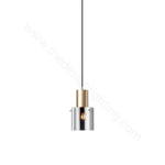 Pendant design lamp Bullet  (Chrome)