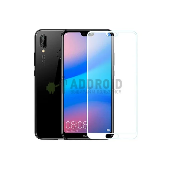 Защитное стекло 5D для Huawei P20 lite белое