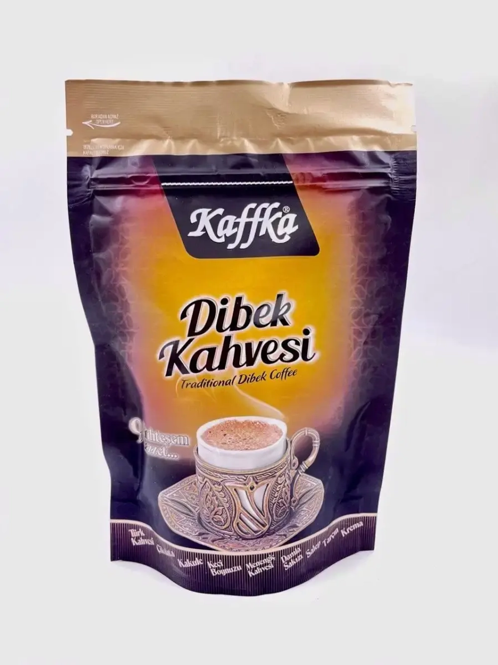 Кофе Kaffka турецкий молотый Dibek с кардамоном