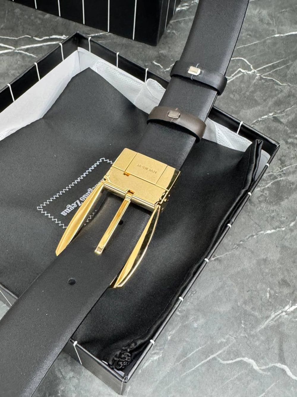 Двухсторонний ремень Ermenegildo Zegna