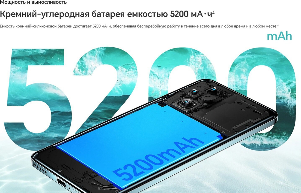 Смартфон HONOR 200 8/256 ГБ Global для РФ, Dual: nano SIM + eSIM, зеленый