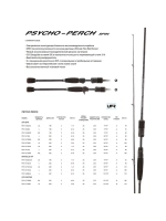 Спиннинг Psycho Perch Spin 7'7'' 230cm 1-8g 2sec Solid TIP
