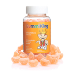GummiKing, витамин C для детей, со вкусом апельсина, 60 жевательных таблеток (30 мг в 1 жевательной таблетке)