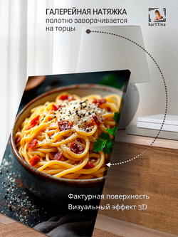 Картина "Сырная тарелка", галерейная 50х70см 1шт.