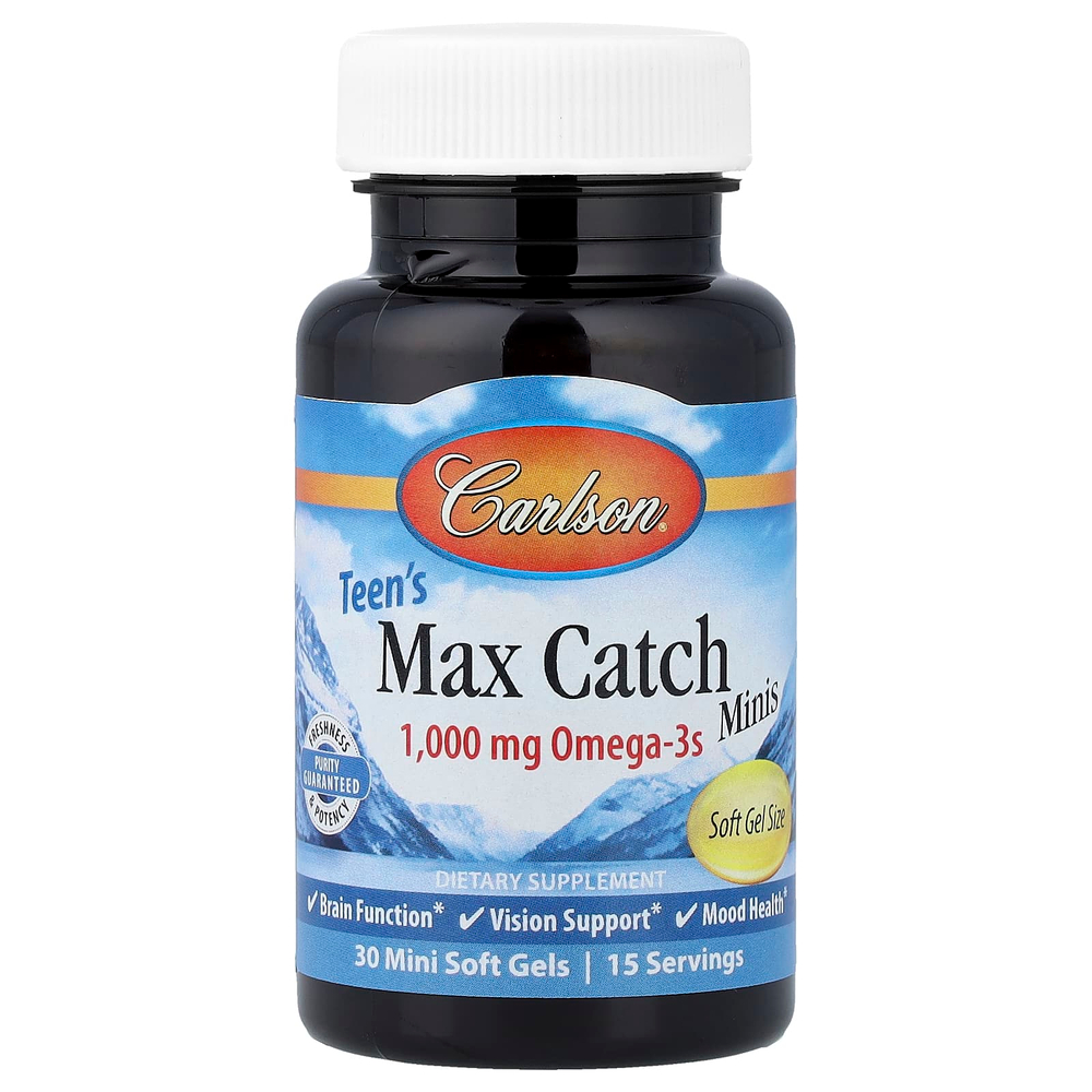 Carlson, Teen's Max Catch Minis, добавка для подростков, 30 мини-капсул