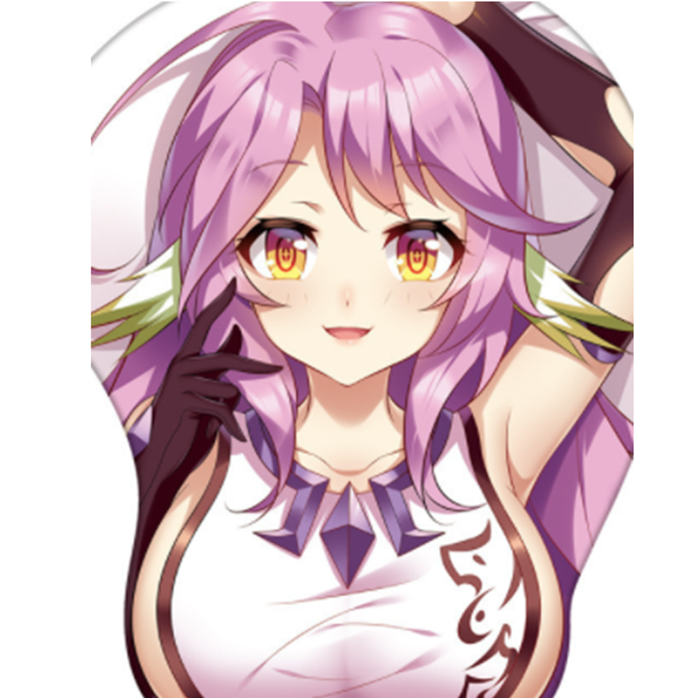 Коврик для мыши "No Game No Life / Нет игры нет жизни / Без игры нет жизни - Джибрил" (объемный)