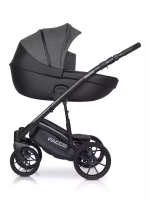 Коляска  PACCO (3 в 1) (RIKO BASIC) 04 Carbon (темно-серый-черный)