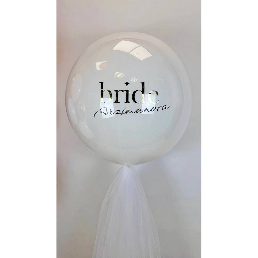 Шар Дабл "Bride" с фатой