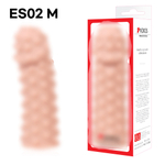 Насадка Extreme Sleeve ES.002 с бугорками телесная TPR KOKOS ES-002-M