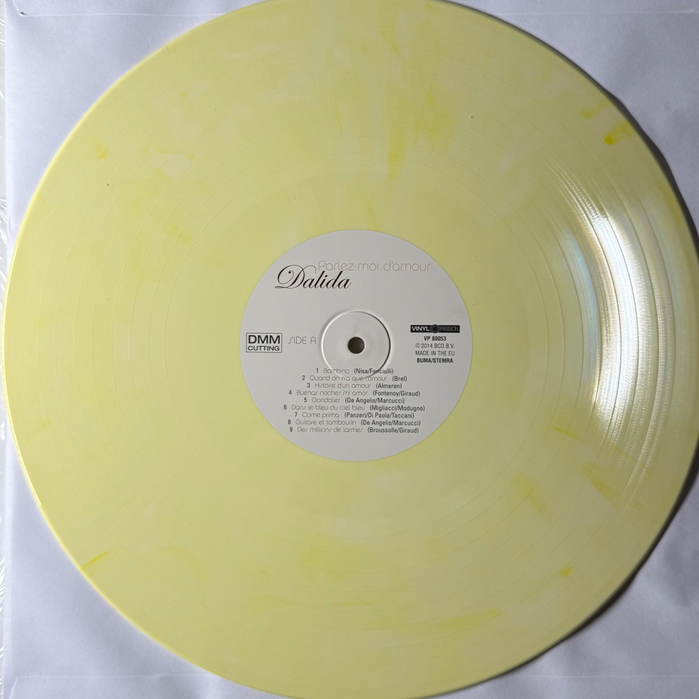 Dalida ‎– Parlez-Moi D'Amour (Европа 2024г.) Yellow