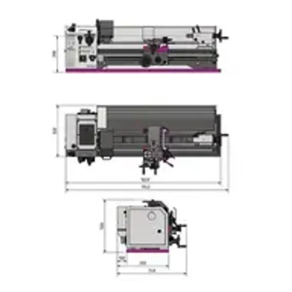 Токарный станок Optimum OPTIturn TM 4010