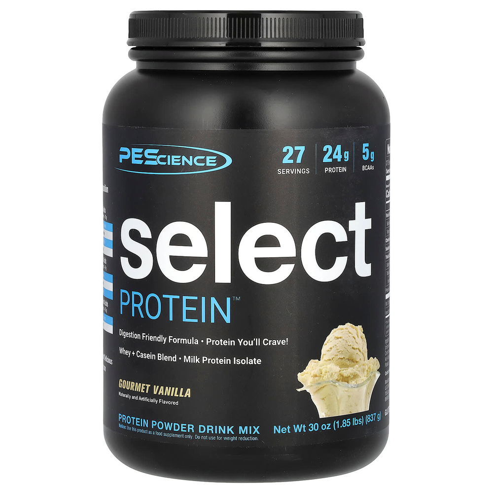 PEScience, Select Protein, изысканная ваниль, 837 г (1,85 фунта)