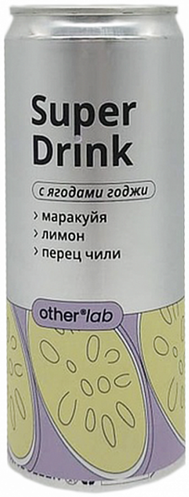 Газированный напиток Парадокс Супер Дринк Ягоды Годжи / Paradox Super Drink S Yagodami Godzhi 0.33 - банка
