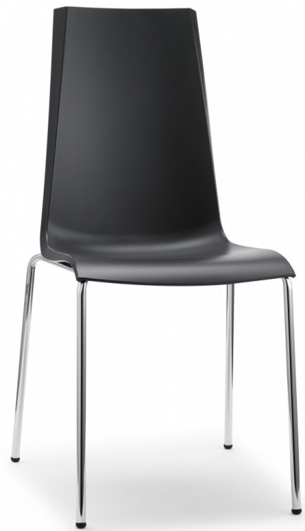 Стул пластиковый Scab Design Mannequin 4 legs, хром, антрацит