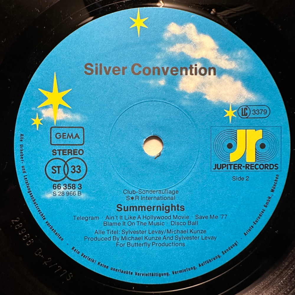 Silver Convention - Summernights (Германия 1977г.)
