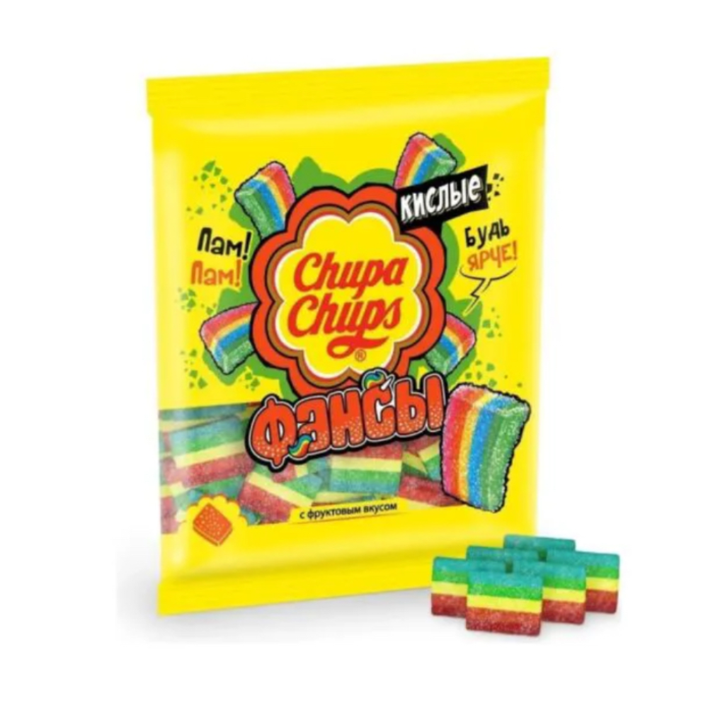 Мармелад Chupa Chups кислые фансы 70 гр
