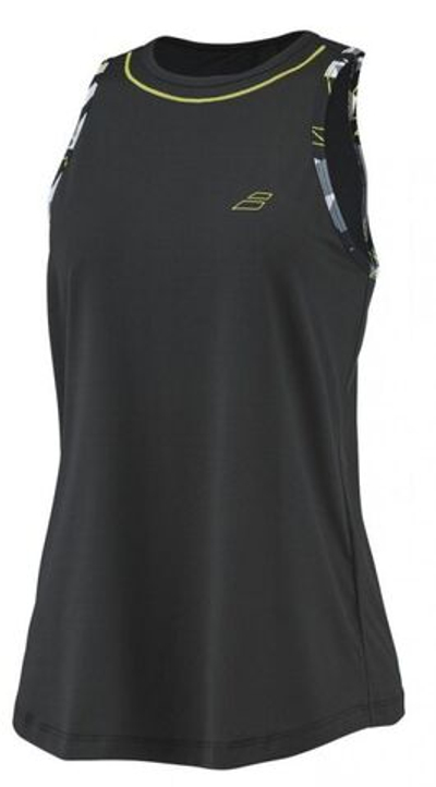 Женский топ теннисный Babolat Aero Tank Top Woman - black/black