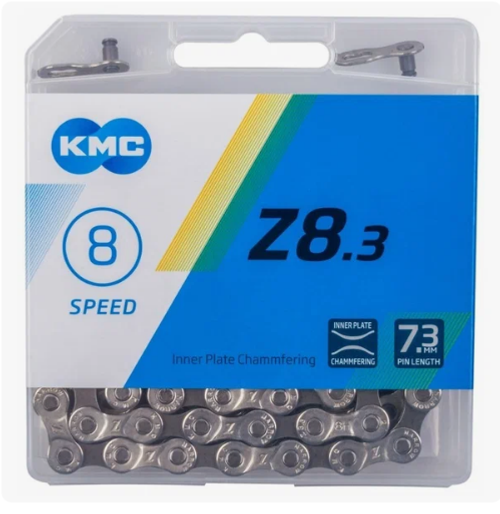 Цепь KMC Z8.3 116 зв., 8 скор.