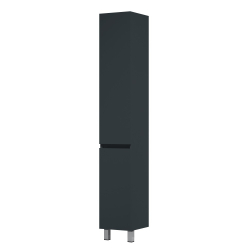 M90CSR0306GM GEM, шкаф-колонна, напольный, правый, 30 см, двери, push-to-open, графит матовый