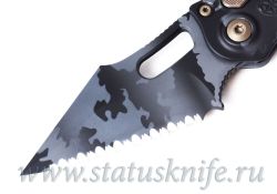 Нож Microtech Stitch Auto 169-3UCS Urban Camo Signature Serratedфотография - 2