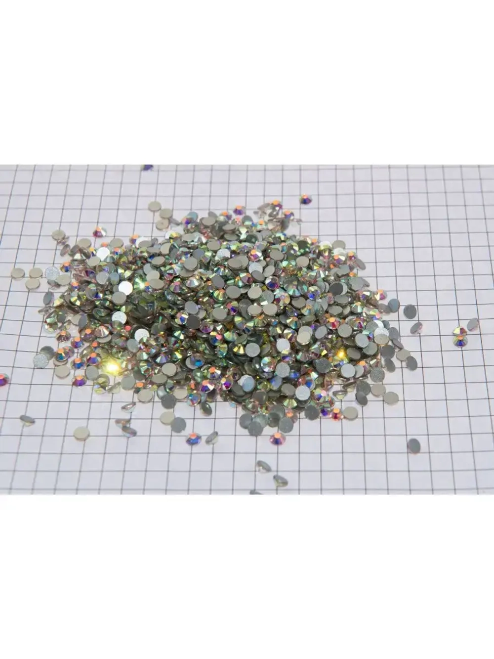 Стразы холодной фиксации стекло Crystal AB ss16
