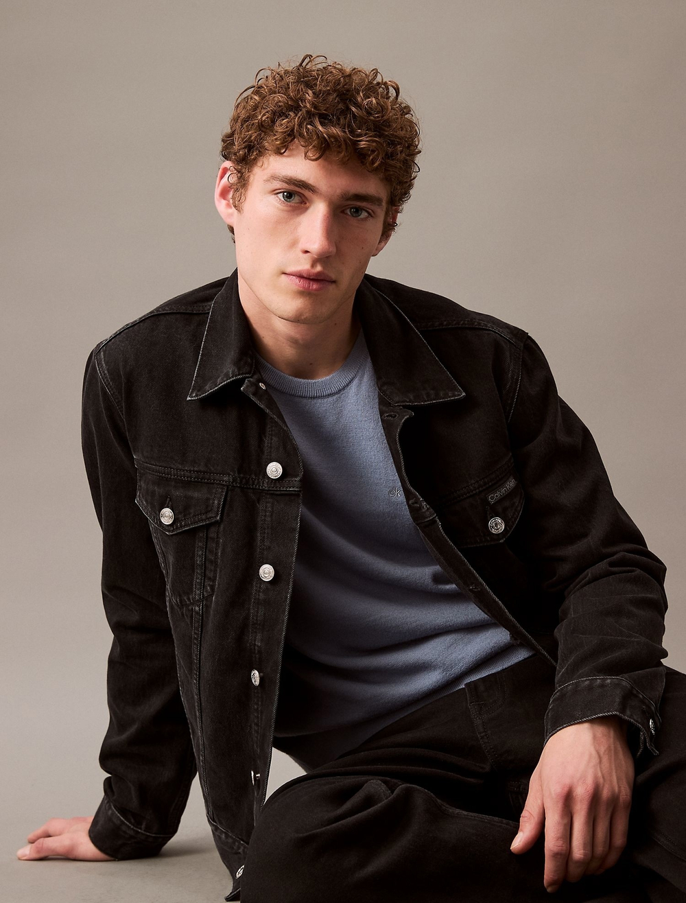 Джинсовая куртка Calvin Klein Classic Trucker Jacket Black