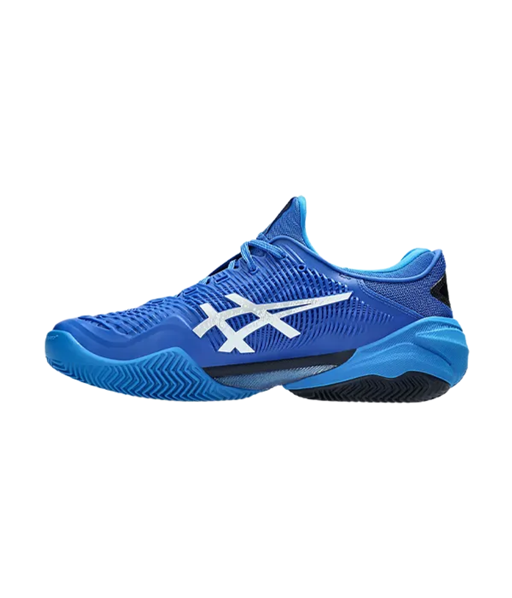 Asics Court FF 3 Novak Clay Tuna Blue-Pure Silver 2025 Кроссовки