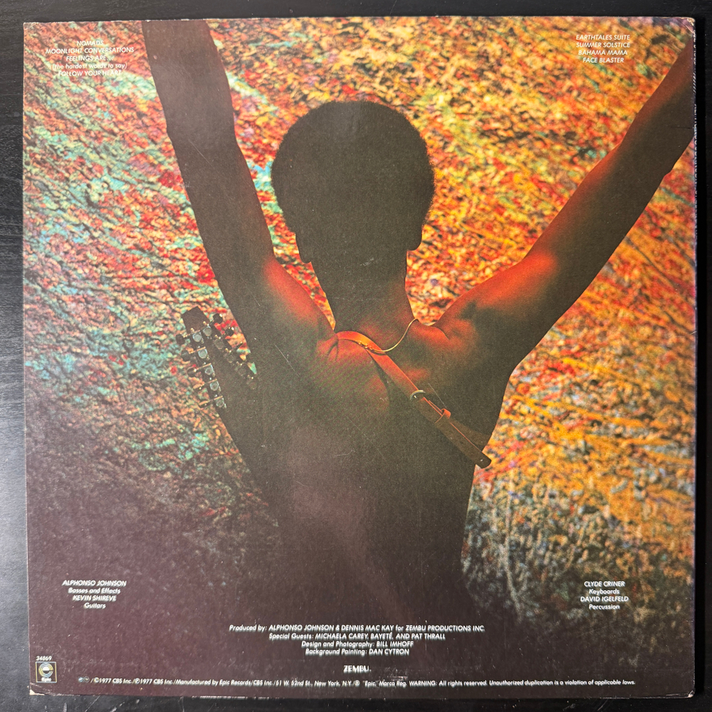 Alphonso Johnson ‎– Spellbound (США 1977г.) Т