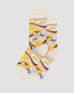 DR. MARTENS Носки из смесового хлопка с узором, Retro Ray, S/M (36-41), 1 пара (Из Финляндии)