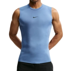 Мужская теннисная футболка Nike Pro Dri-Fit Tight Sleeveless Fitness - indigo storm/black