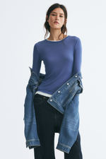 Тонкий трикотажный топ с многослойным видом - H&M