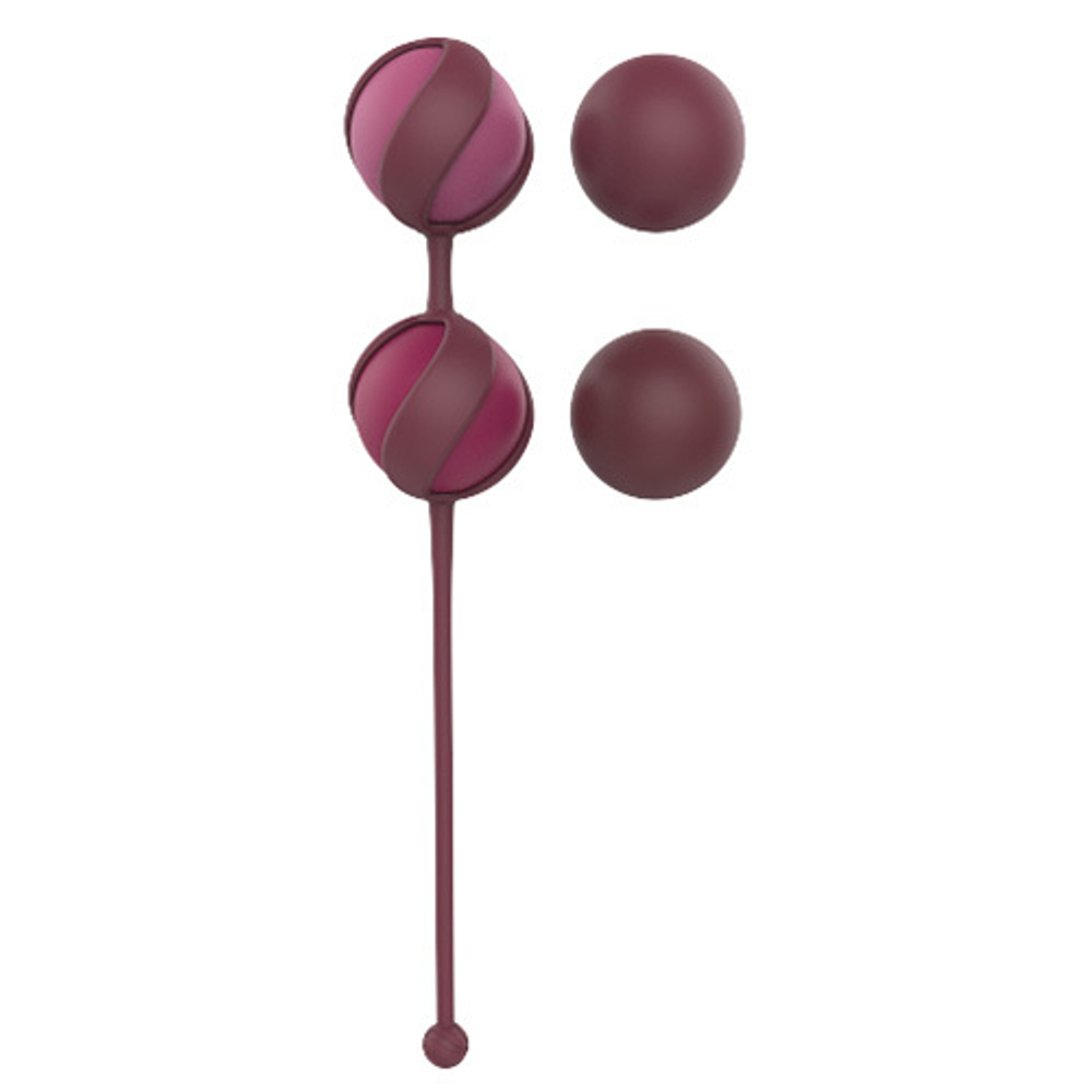 Набор сменных вагинальных шариков 2,9см Lola Games Love Story Valkyrie Wine Red 3013-02lola