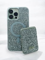Чехол Swarovski с картхолдером для iPhone 12/12PRO
